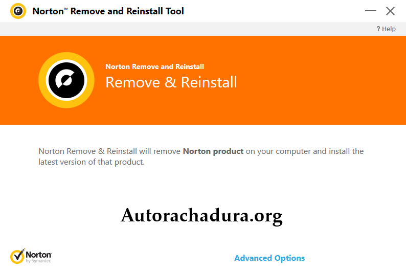 Norton Remove and Reinstall Rachadura